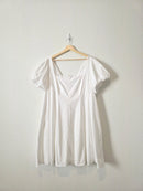 SMYM White Puff Sleeve Dress (3X)