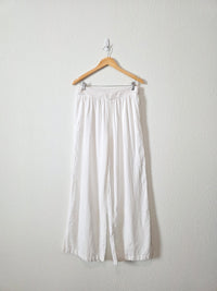 Aerie Linen Wide Leg Pants (L)