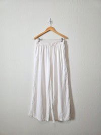 Aerie Linen Wide Leg Pants (L)
