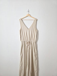 Splendid Wide Leg Linen Jumpsuit (M)