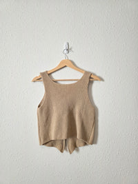 Neutral Knit Vest (L)