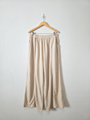 Linen Blend Wide Leg Pants (1X)