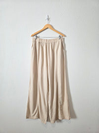 Linen Blend Wide Leg Pants (1X)