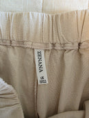 Linen Blend Wide Leg Pants (1X)