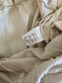 Linen Blend Wide Leg Pants (1X)