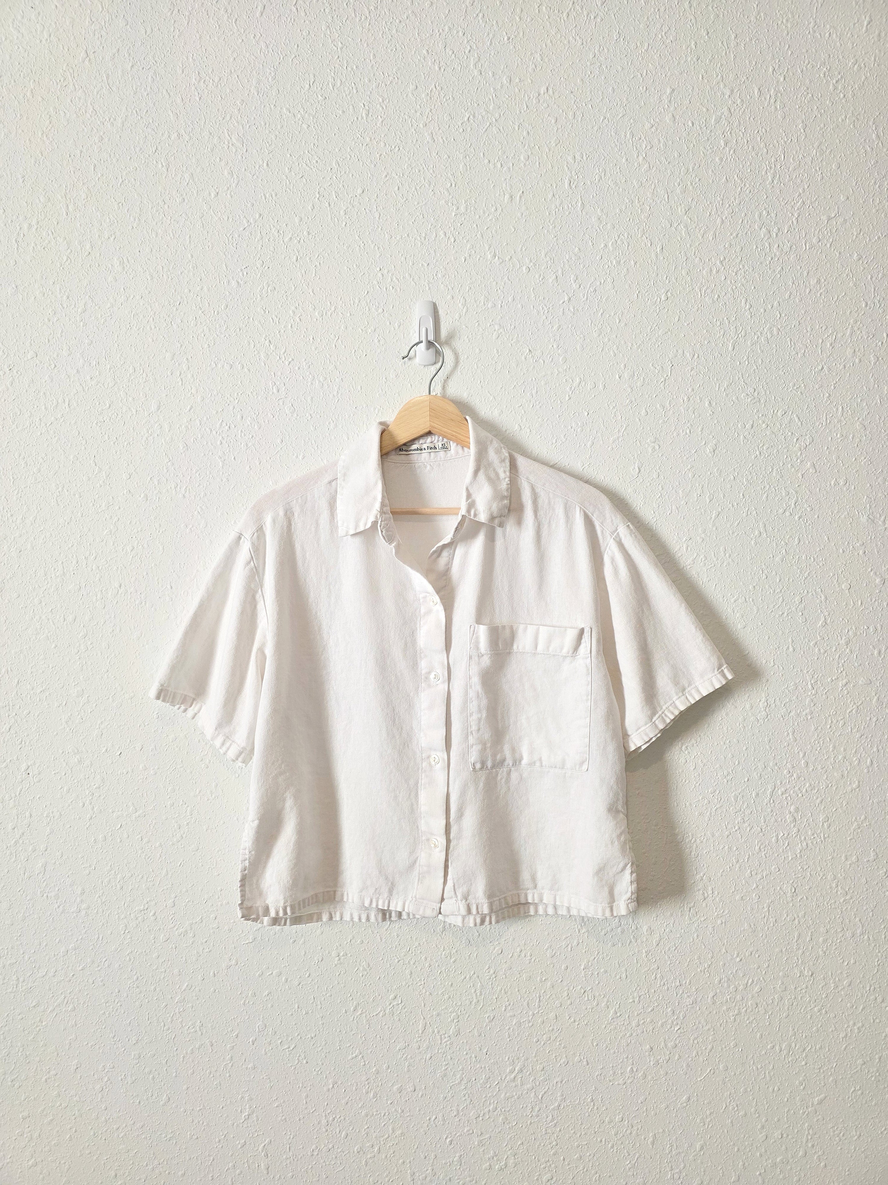 Abercrombie Linen Blend Shirt (XS)