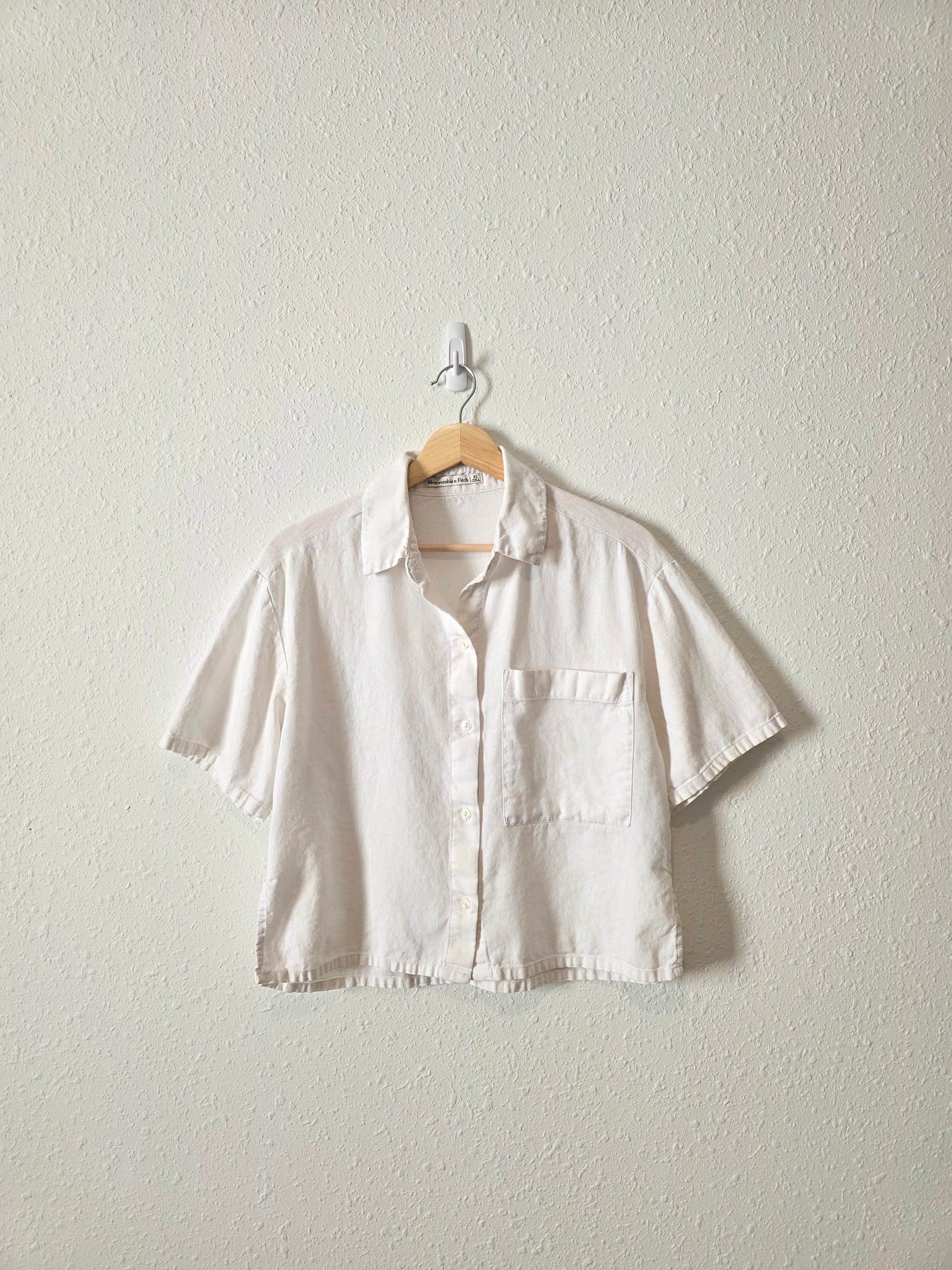 Abercrombie Linen Blend Shirt (XS)