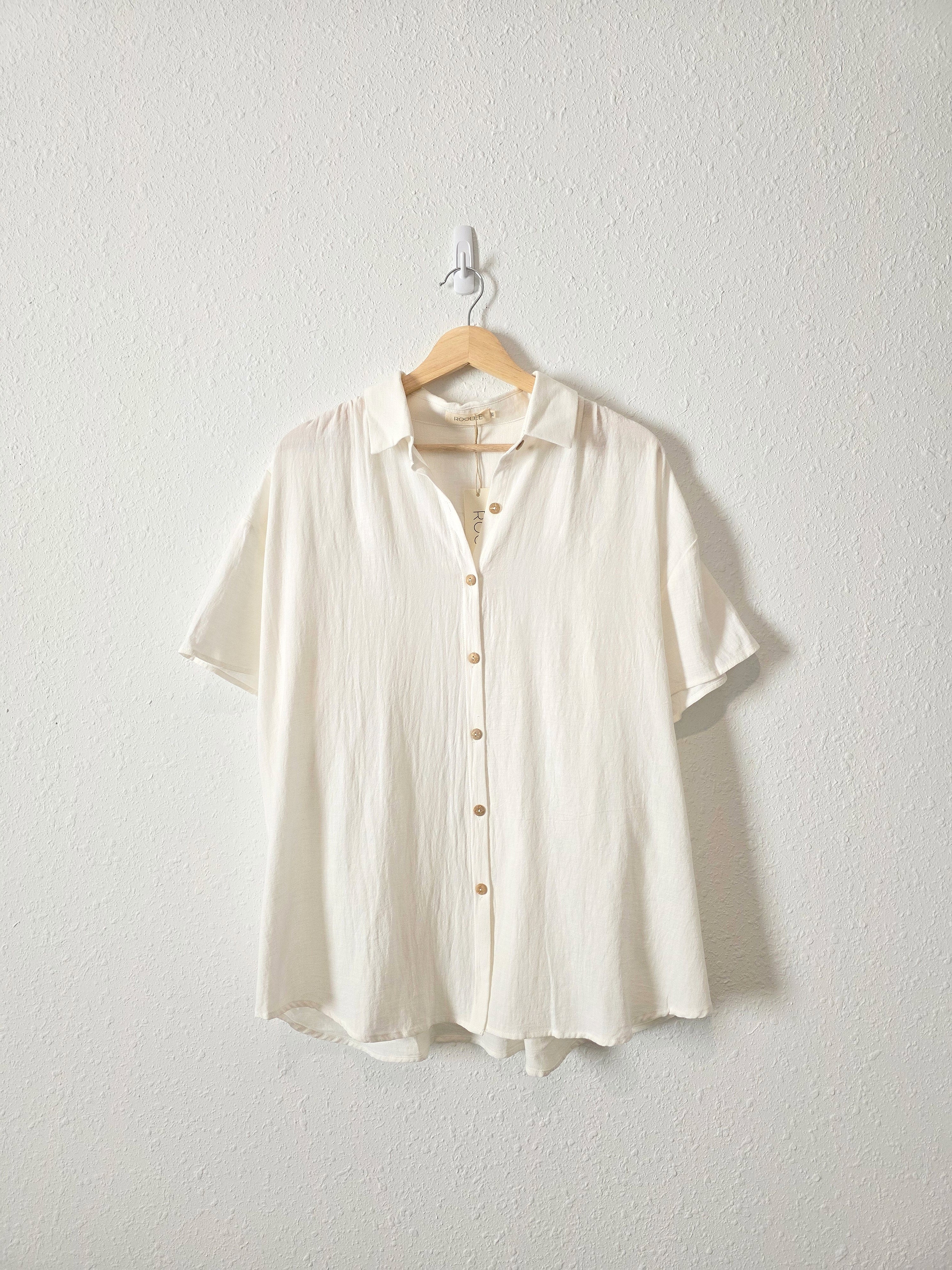 NEW Roolee Cotton Button Up (XXL)