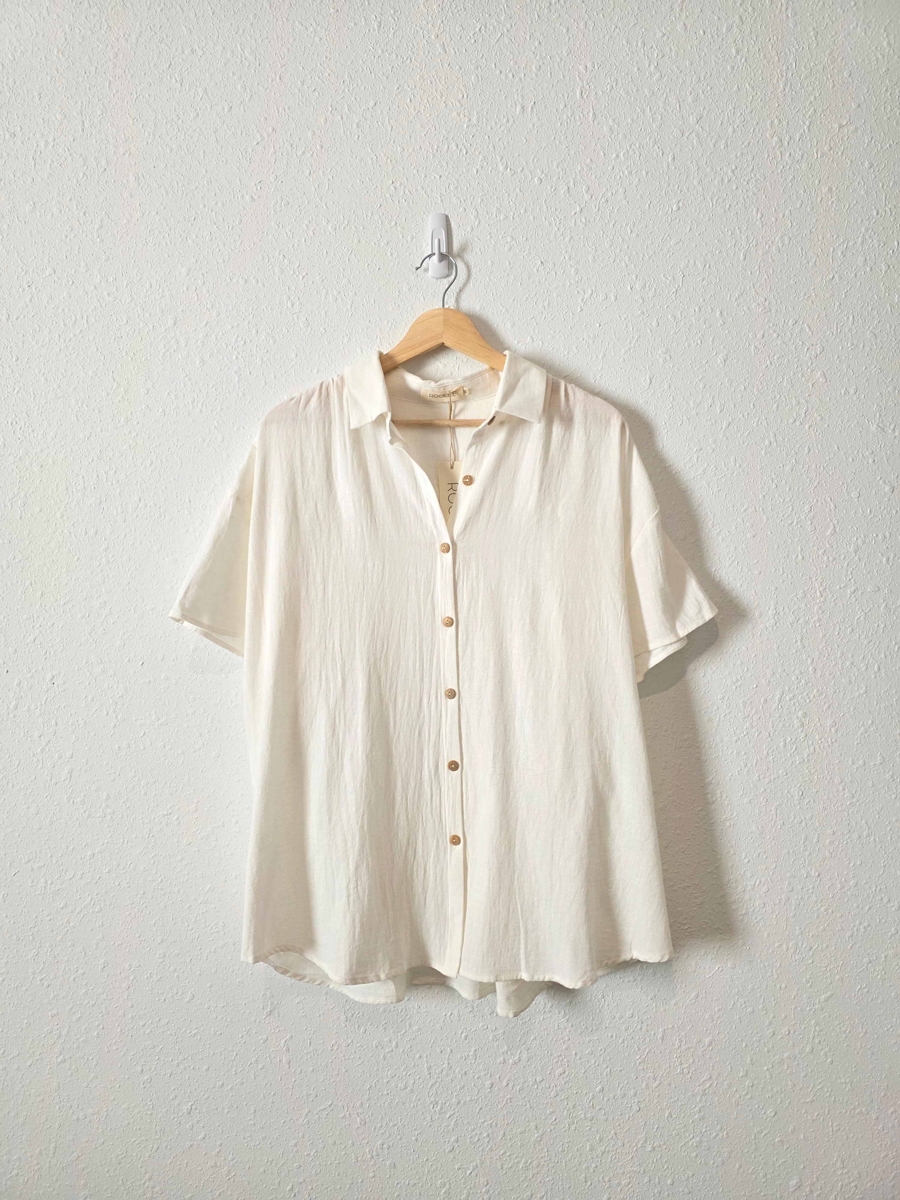NEW Roolee Cotton Button Up (XXL)