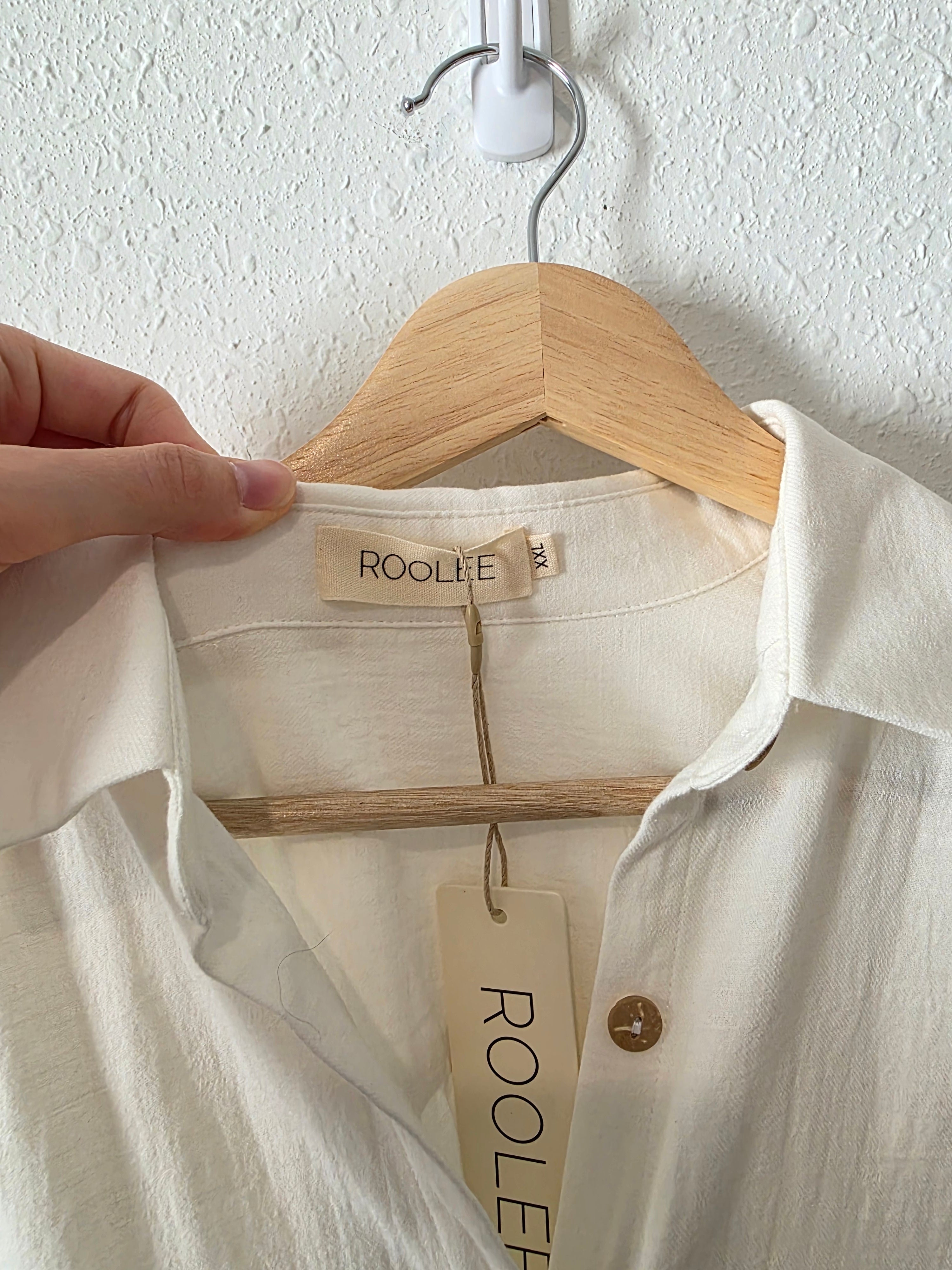 NEW Roolee Cotton Button Up (XXL)
