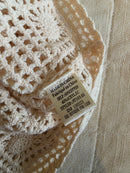 Cropped Crochet Knit Top (M/L)