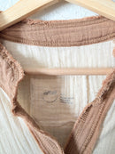 Aerie Colorblock Gauze Button Up (S)