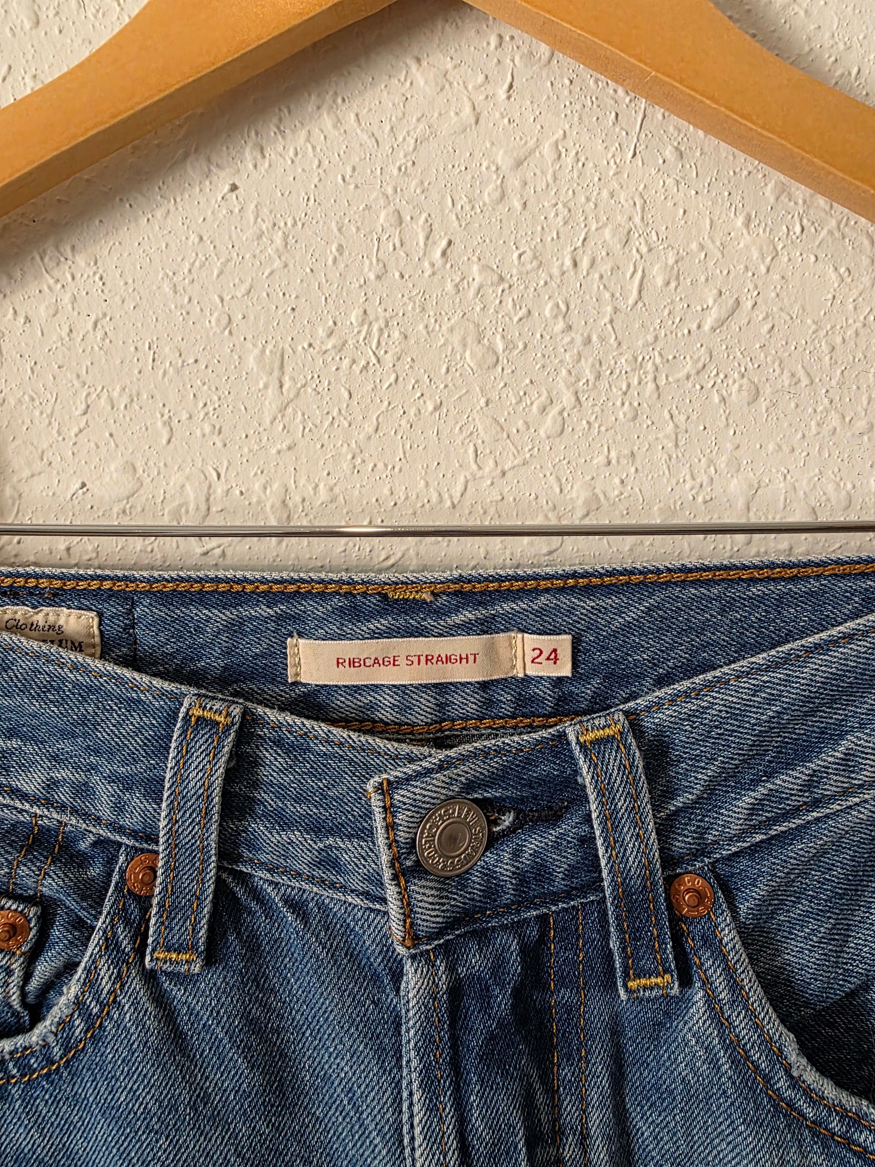 Levi's Ribcage Straight Jeans (24)