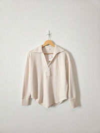 NEW Blu Pepper Textured Top (XS)