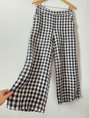 Gingham Wide Leg Pants (XS)
