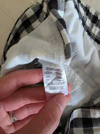 Gingham Wide Leg Pants (XS)