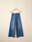 Zara Marine Straight/Wide Leg Jeans (2)