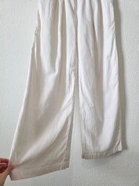 Abercrombie Wide Leg Linen Blend Pants (XXS)