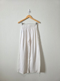 Abercrombie Wide Leg Linen Blend Pants (XXS)