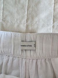 Abercrombie Wide Leg Linen Blend Pants (XXS)