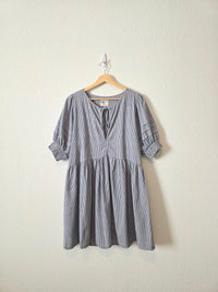 Anthropologie Striped Babydoll Dress (M)