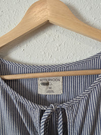 Anthropologie Striped Babydoll Dress (M)