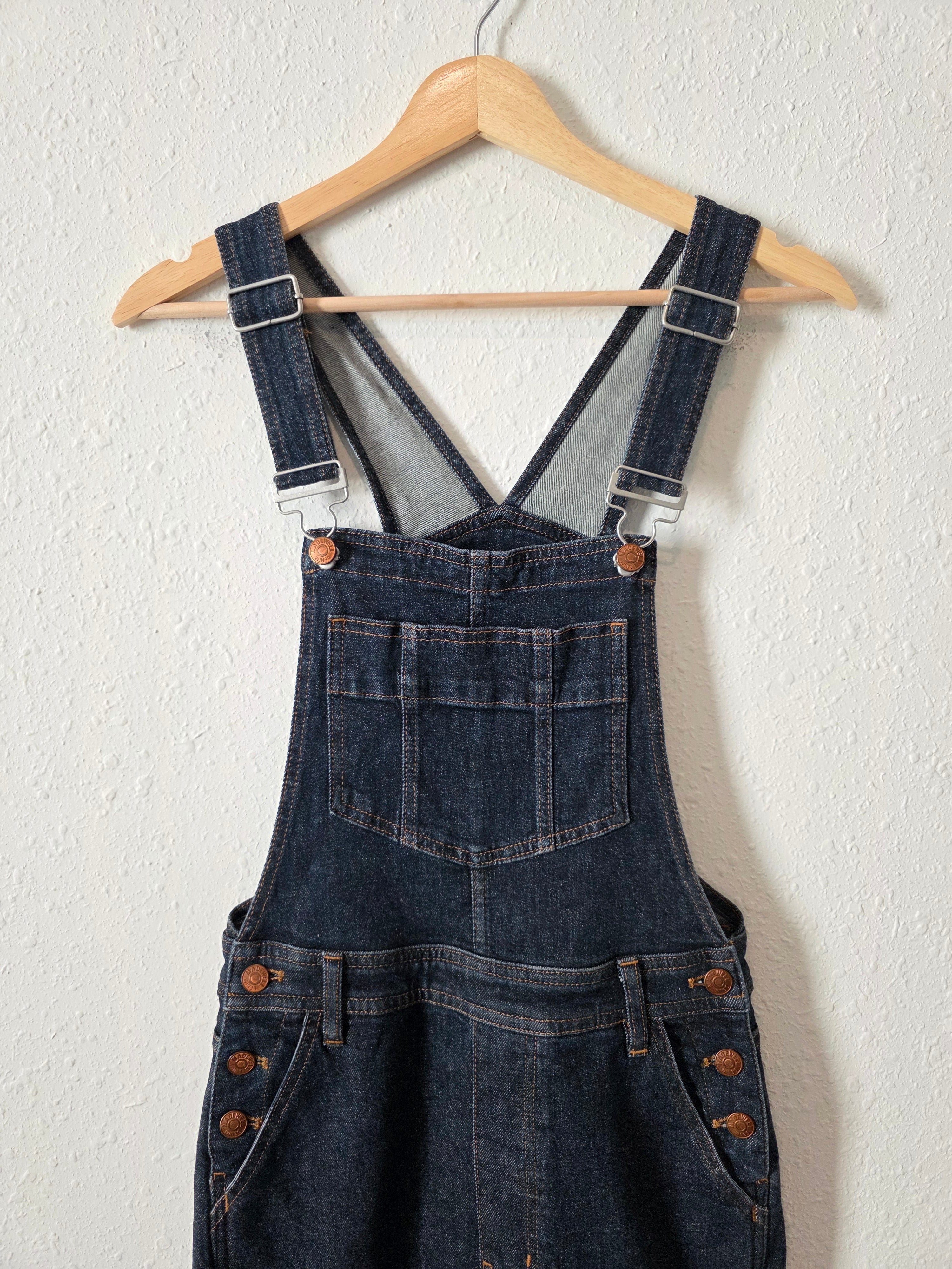 Madewell Flare Denim Overalls (2)