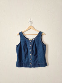 Vintage Eddie Bauer Denim Top (M)