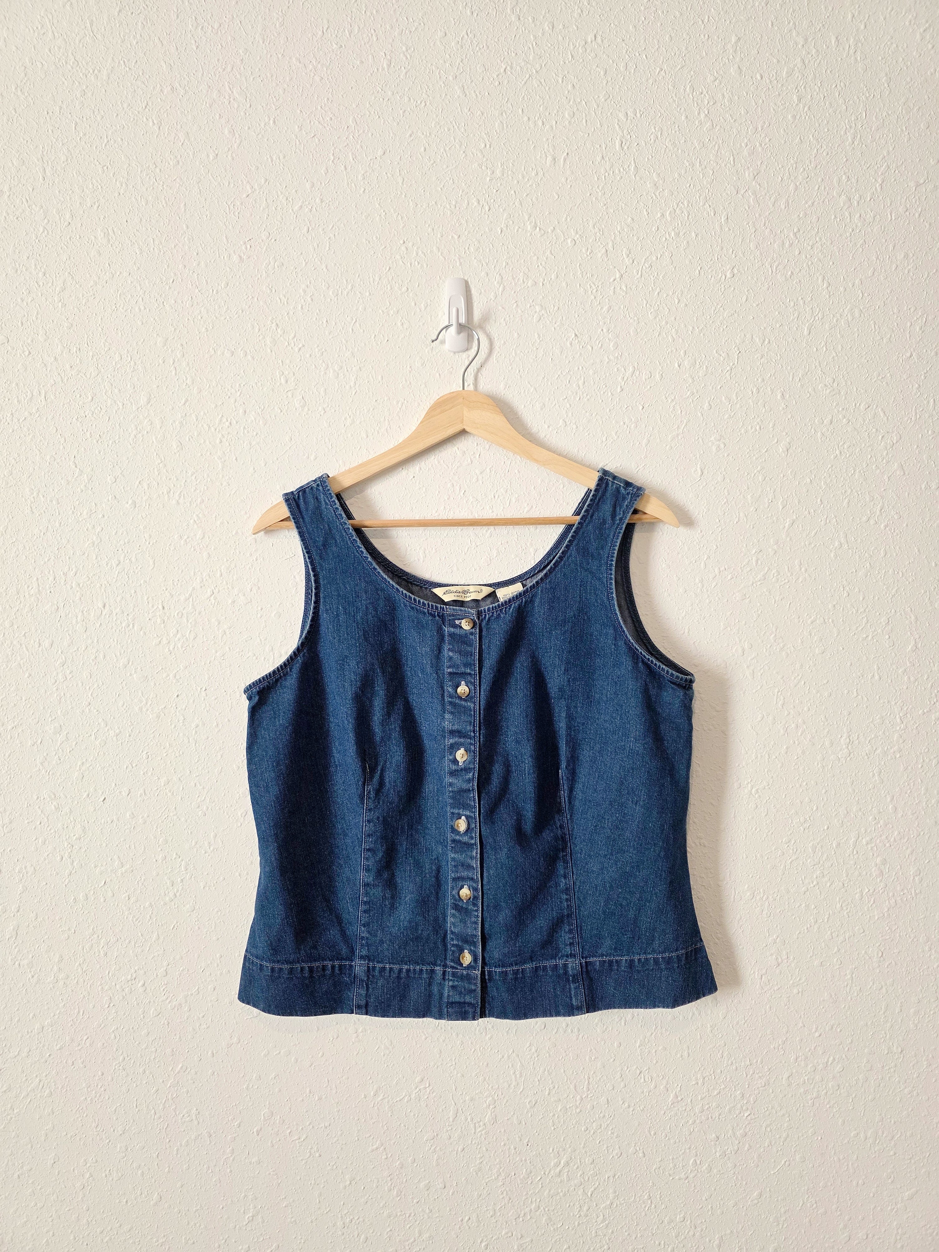 Vintage Eddie Bauer Denim Top (M)