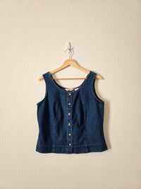 Vintage Eddie Bauer Denim Top (M)