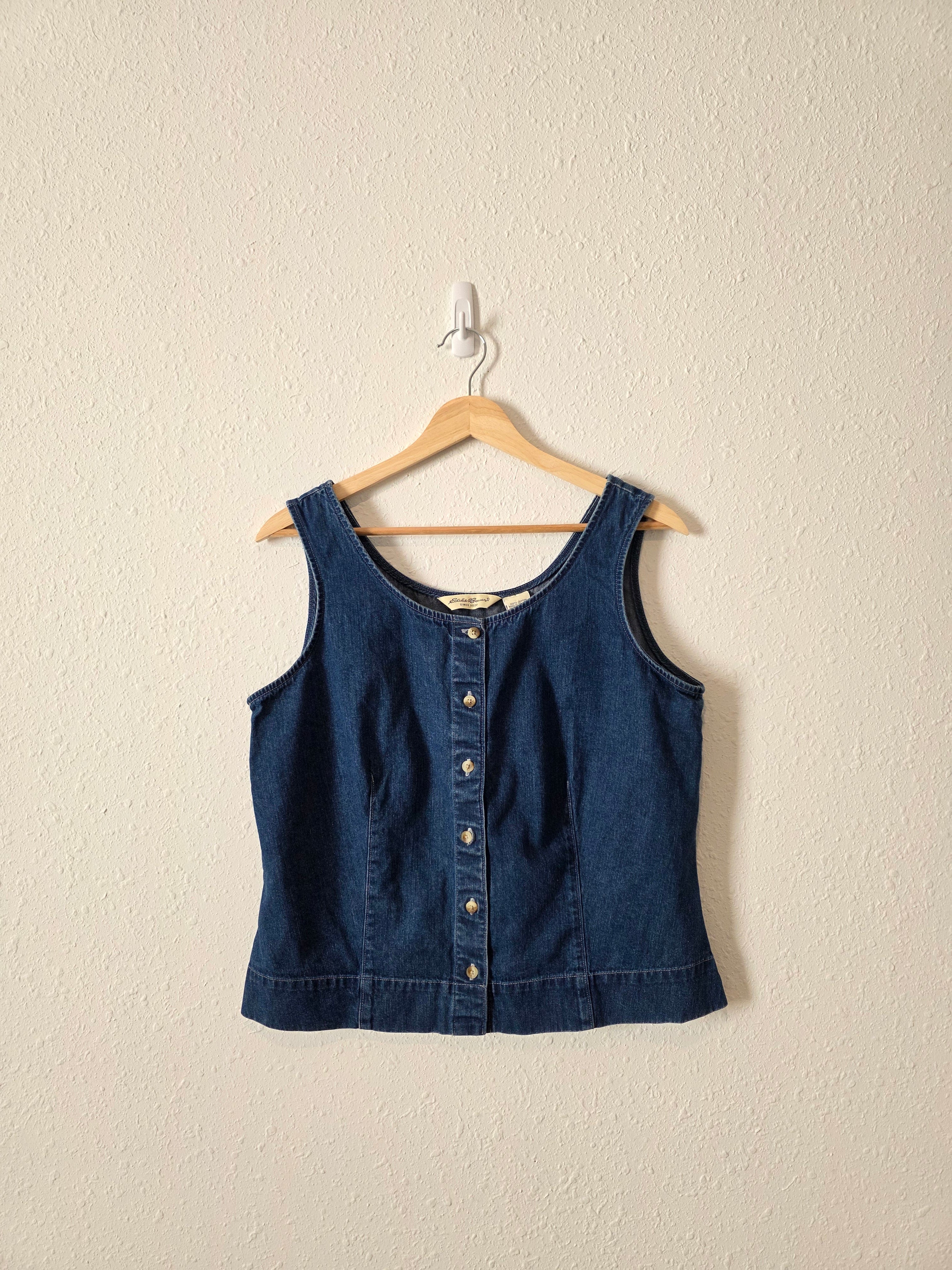 Vintage Eddie Bauer Denim Top (M)