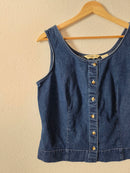 Vintage Eddie Bauer Denim Top (M)