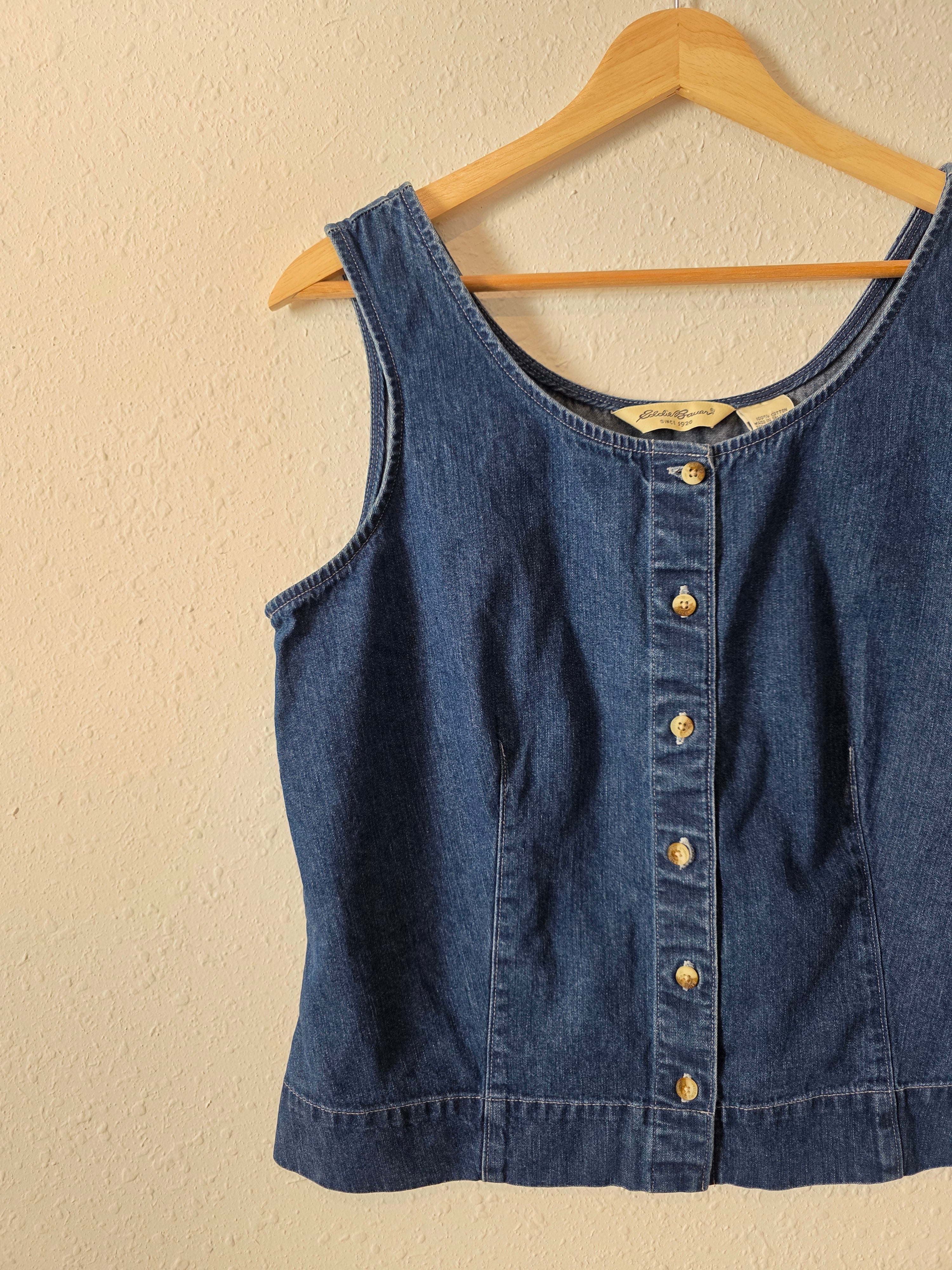 Vintage Eddie Bauer Denim Top (M)