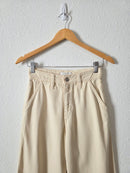 Ecru Wide Leg Jeans (24/00)