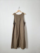 Vintage Floral Midi Dress (M)