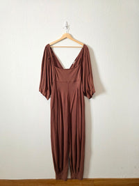 Free People Puff Sleeve Jumpsuit (M)