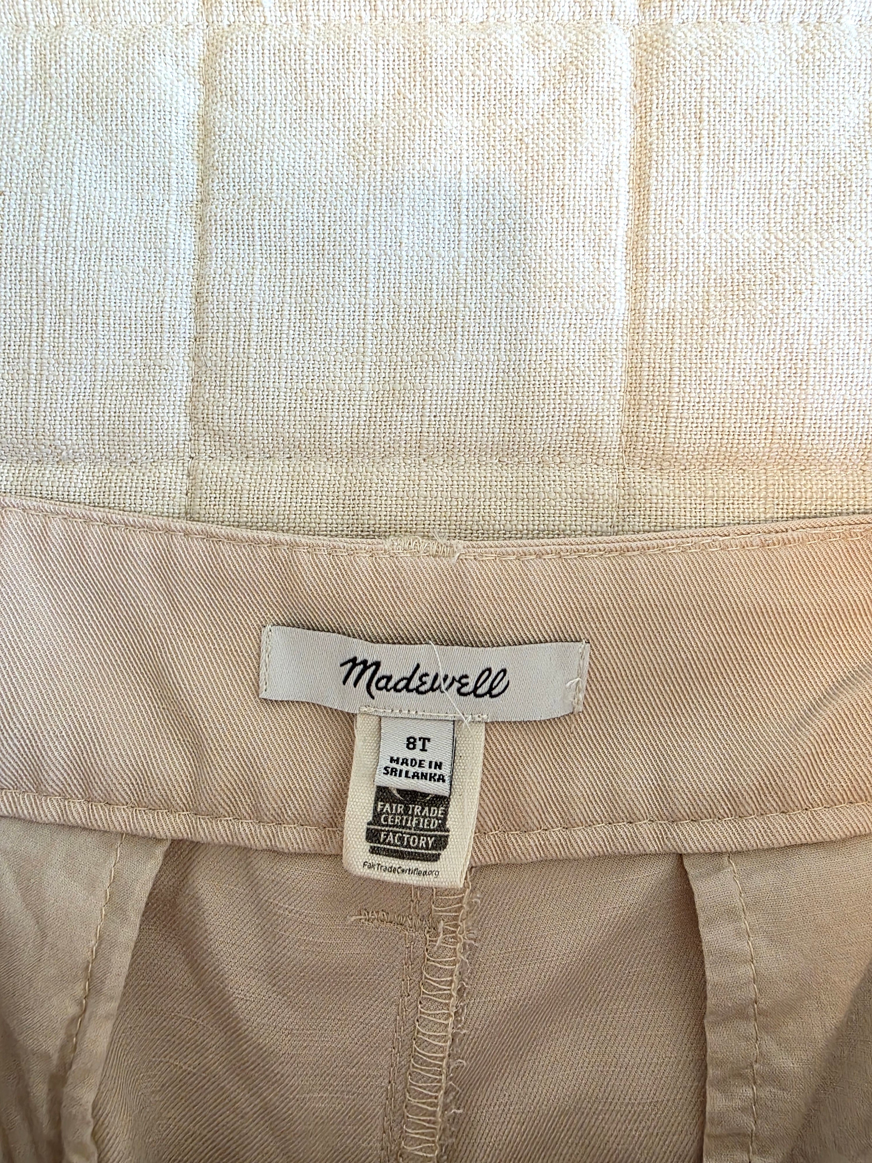 Madewell Wide Leg Pants (8T)