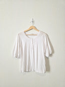 Z Supply Puff Sleeve Henley Tee (XS)