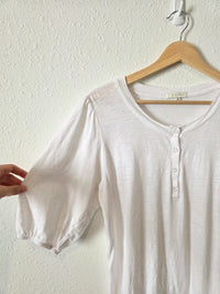 Z Supply Puff Sleeve Henley Tee (XS)