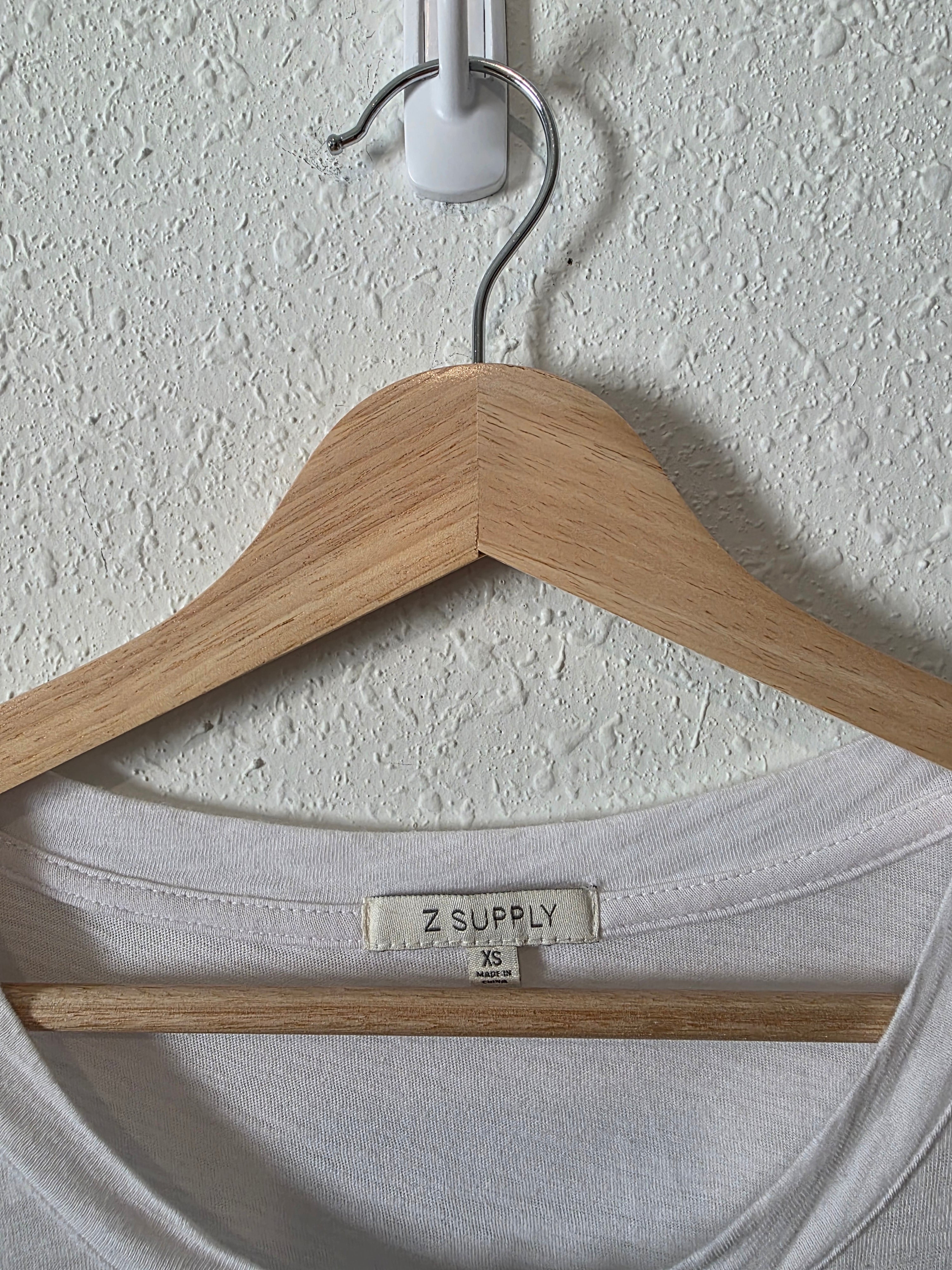 Z Supply Puff Sleeve Henley Tee (XS)