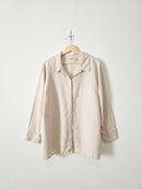 Vintage Linen Button Up (XL)
