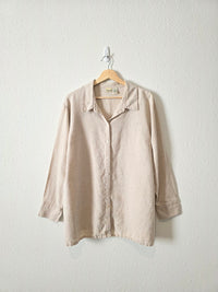 Vintage Linen Button Up (XL)