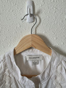 Embroidered Puff Sleeve Blouse (L)