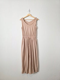 Easel Tie Waist Midi Dress (S)