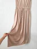 Easel Tie Waist Midi Dress (S)