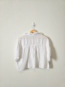 Zara White Linen Shirt (M)
