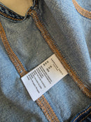Denim Cropped Vest (XS)