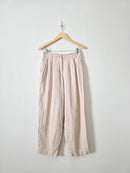 Vintage Linen Straight Pants (28)