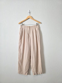 Vintage Linen Straight Pants (28)
