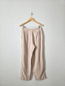 Vintage Linen Straight Pants (28)